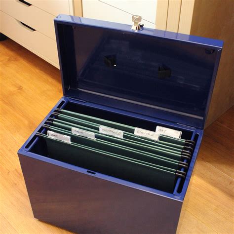 long metal file box|metal filing box aldi.